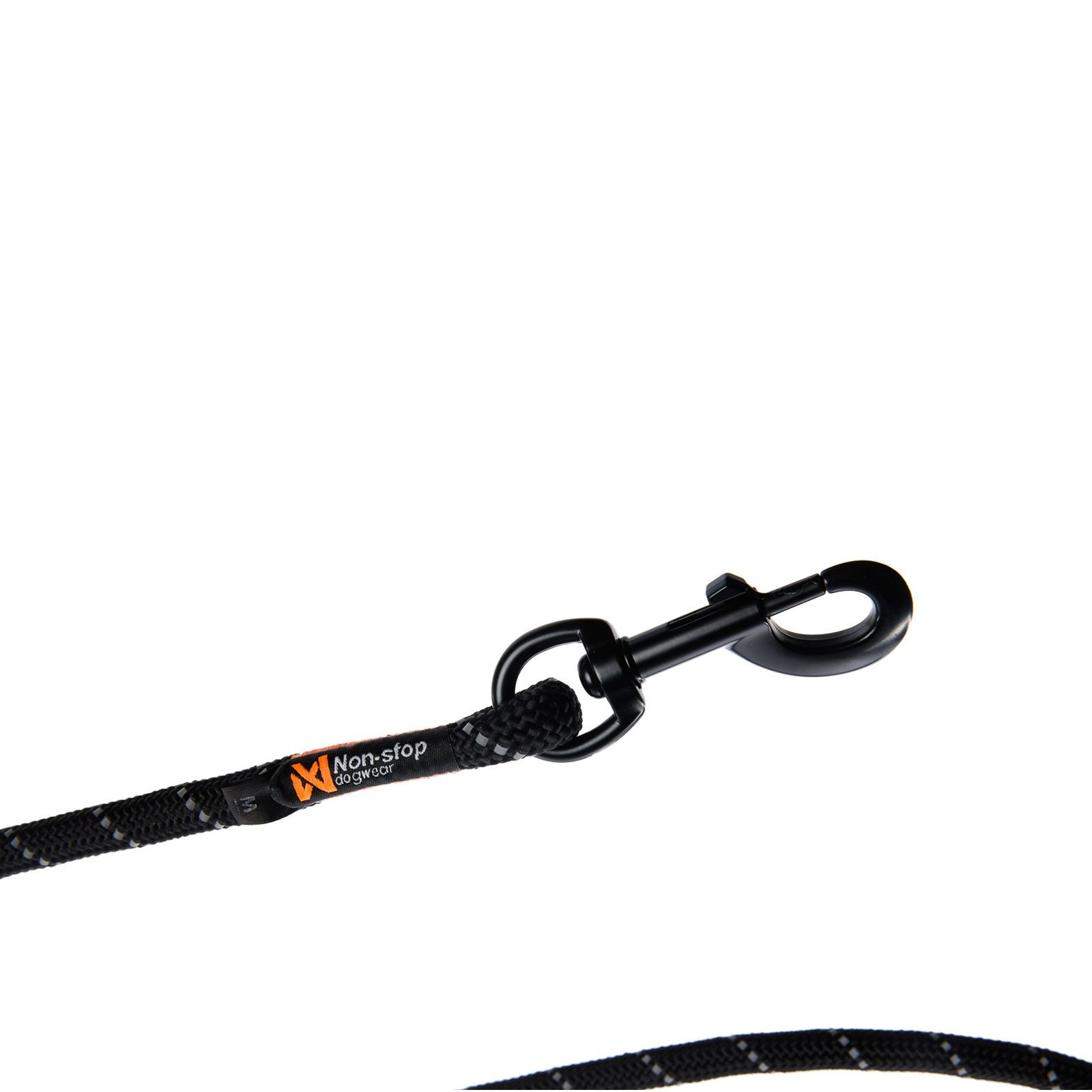 Non-stop dogwear Hundeleine Rock Leash Adjustable black, Multiline, leicht zu verstellen