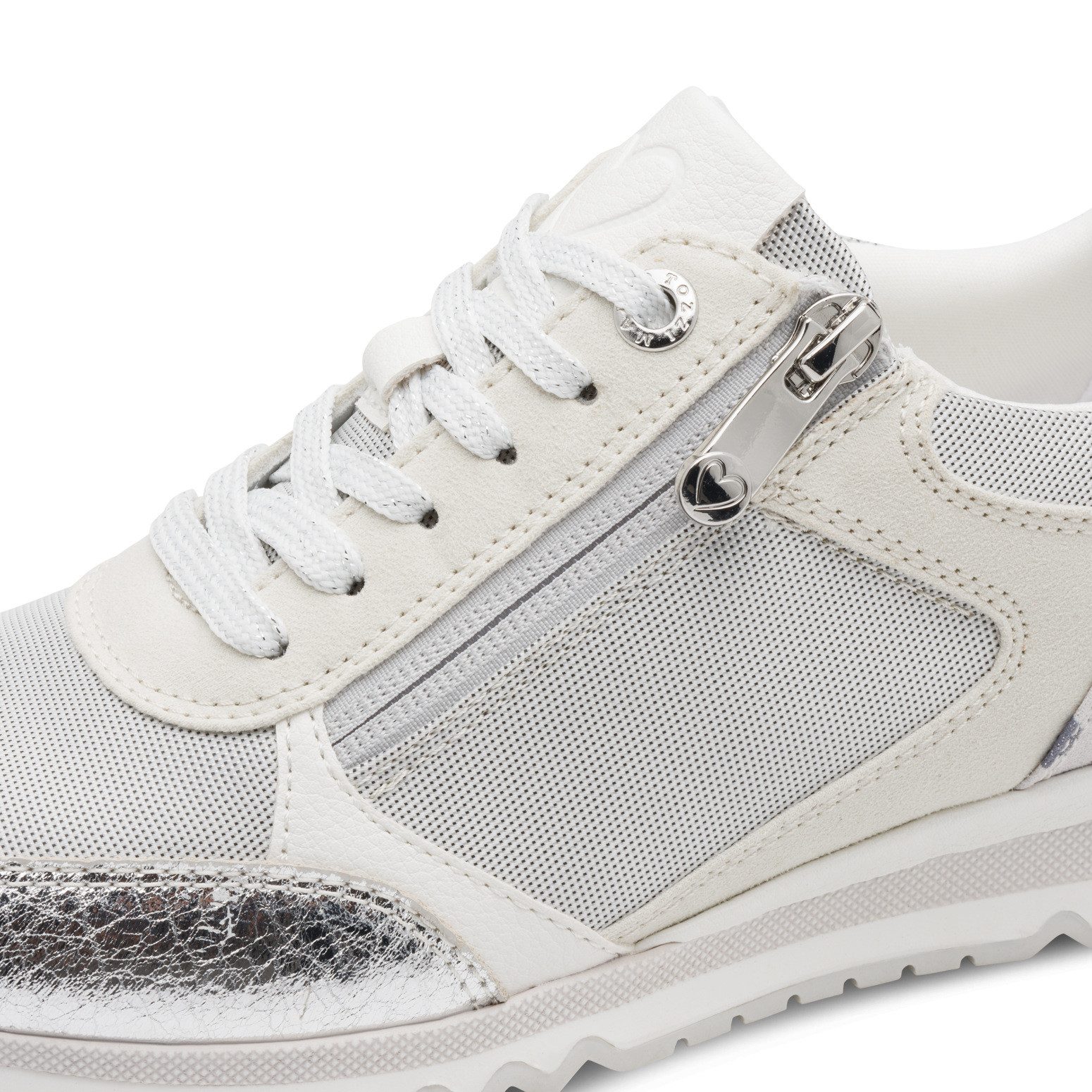 MARCO TOZZI Keilsneaker, Freizeitschuh, Halbschuh, Schnürschuh in veganer Verarbeitung