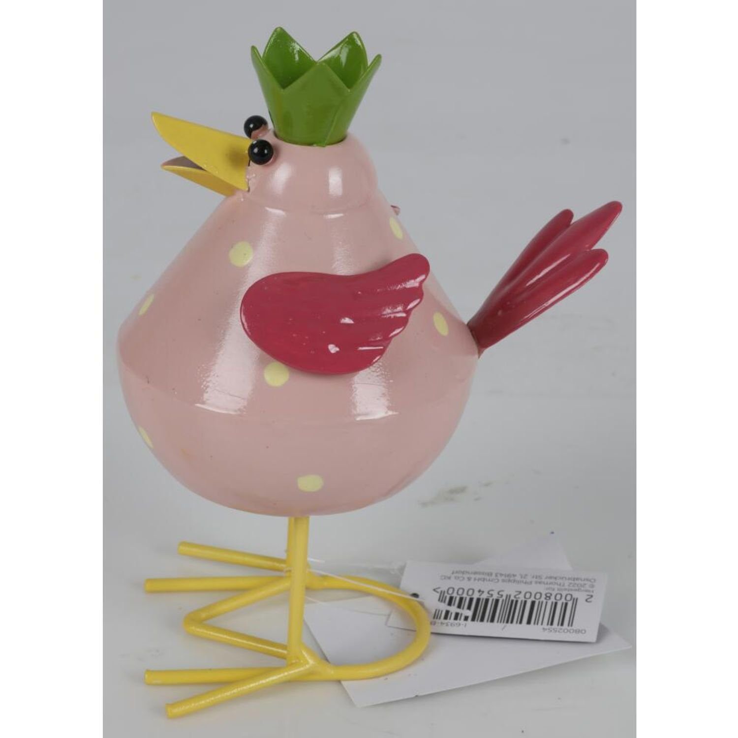 Figur Tisch Dekofigur 12x Haushalt Wackelvogel Dekoration Innen Regal BURI Ost Metall