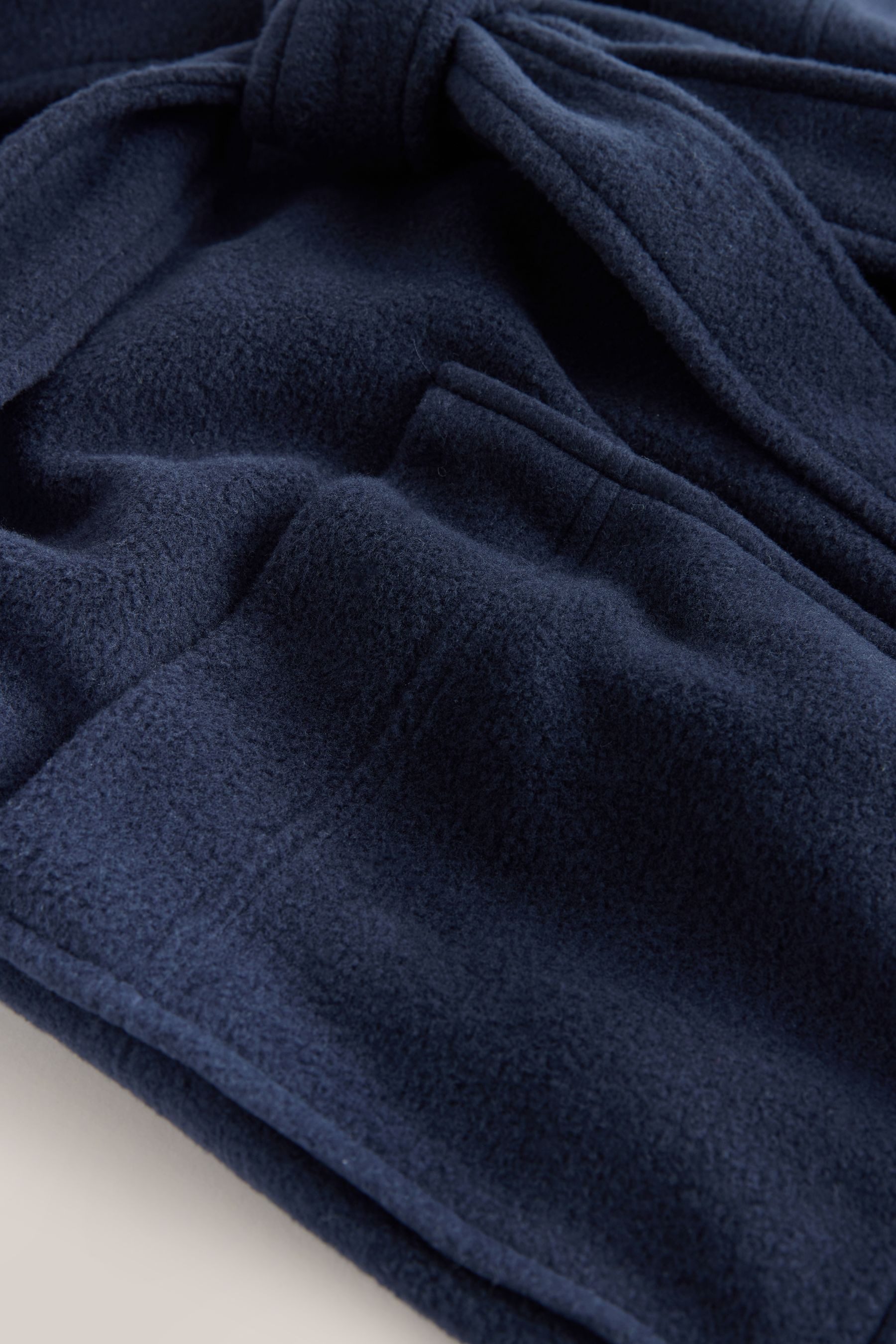 Next Herrenbademantel Bademantel aus Fleece, Polyester (recycelt), Polyester