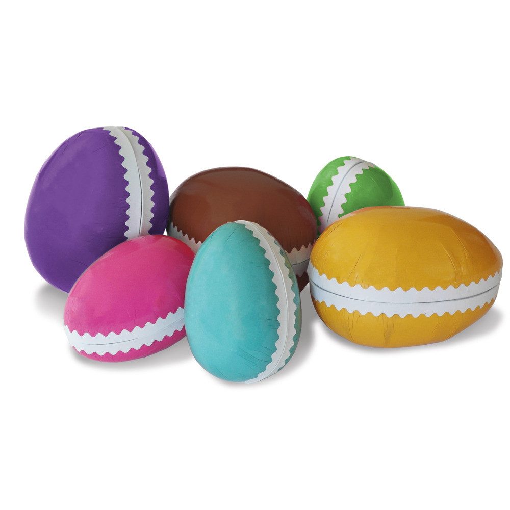 Nestler Osterei Nestler Füllei uni 12cm 6fach sortiert