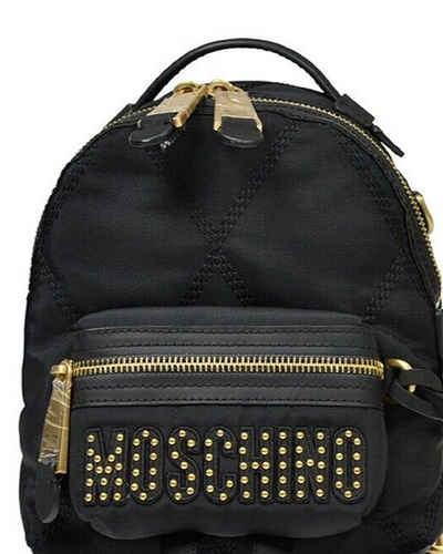Moschino Rucksack Moschino Couture Rucksack, Moschino Couture Zaino Backpack., Gold gefärbt Metall.