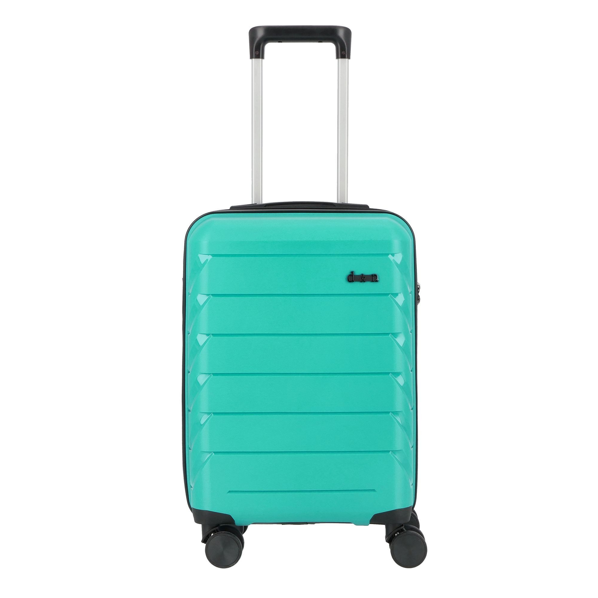 D&N Handgepäck-Trolley Travel Line, 4 Rollen, Polypropylen