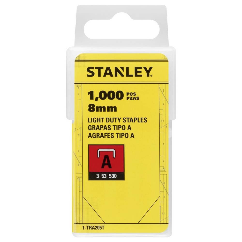 Thumbnail - STANLEY Tackerklammer Klammern Typ A 8mm 1000 St