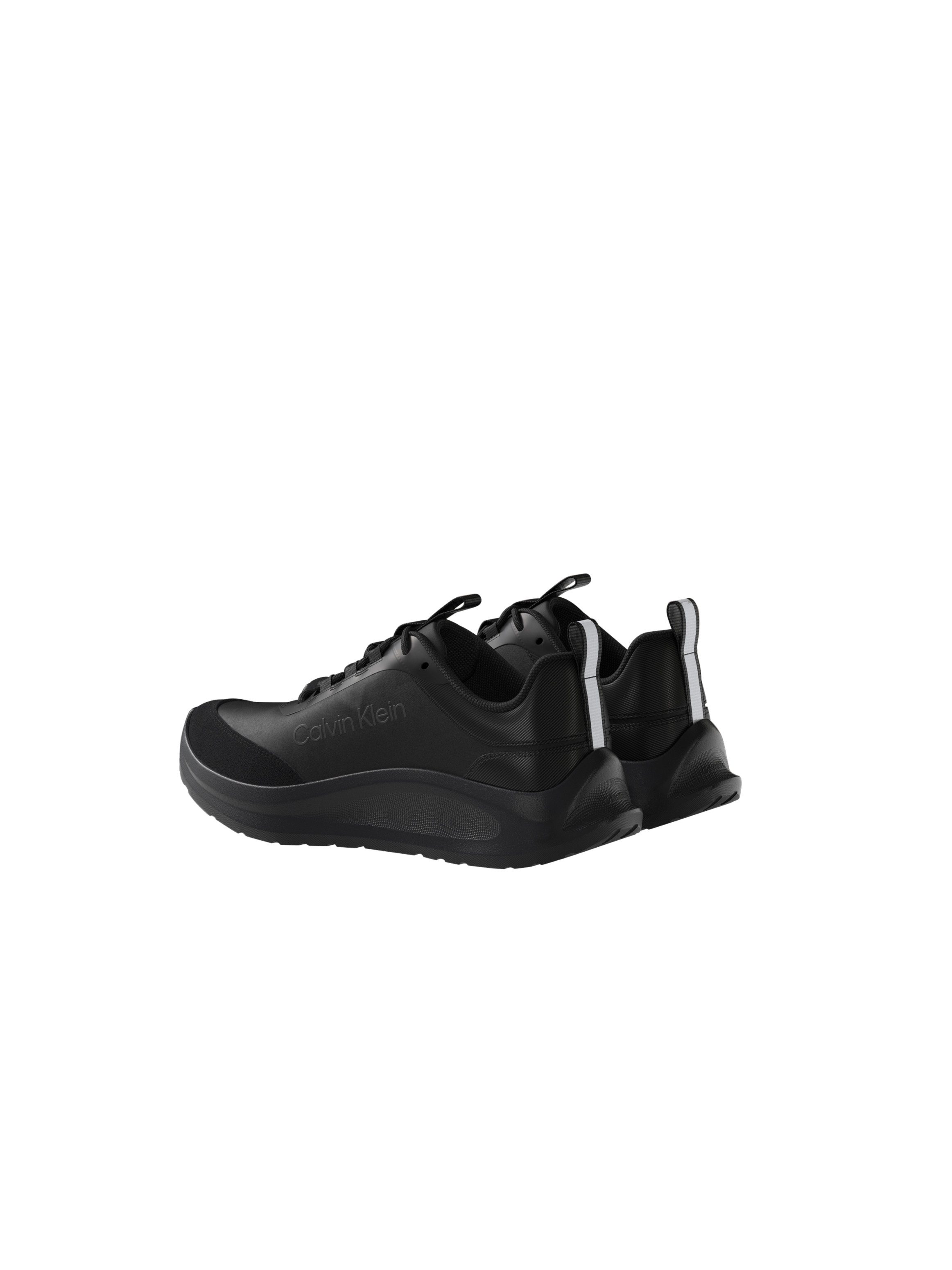 Calvin Klein LIGHT EVA RUN ESS LAC NY-SU WMN Plateausneaker Schnürschuh, Halbschuh, mit Anziehlasche
