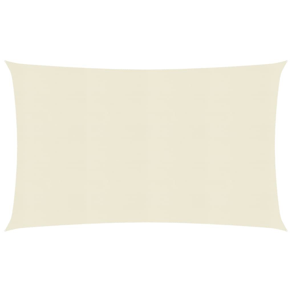 Sonnensegel Sonnensegel 160 g m² Creme 2x5 m HDPE Beschattung Rechteck
