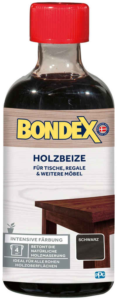 Bondex Lasur HOLZBEIZE, für Tische, Regale & weitere Möbel, intensive Färbung, 0,25 l