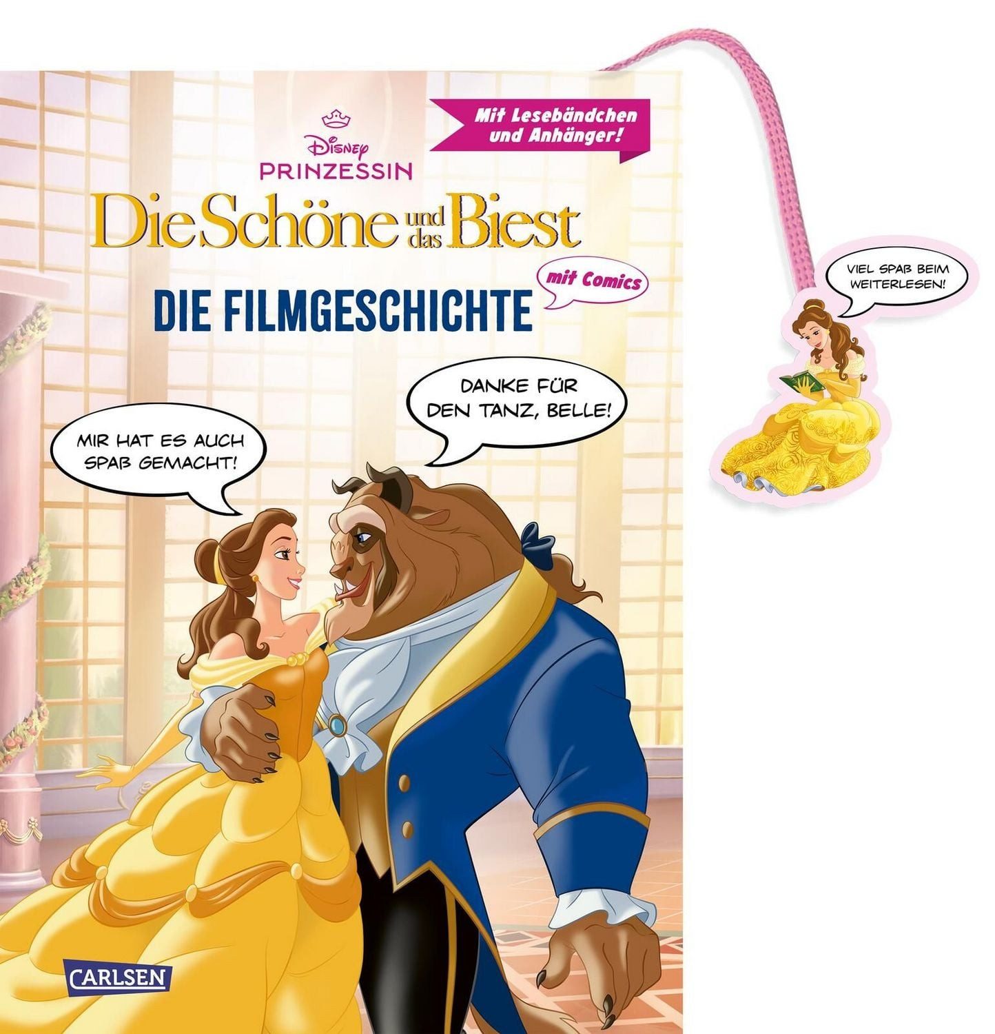 Disney: Die Schöne und das Biest - Die Filmgeschichte mit Comics / Walt Disney, Die Geschichte zum Filmklassiker mit ""Belle"" mit Comic-Elementen und Lesezeichen