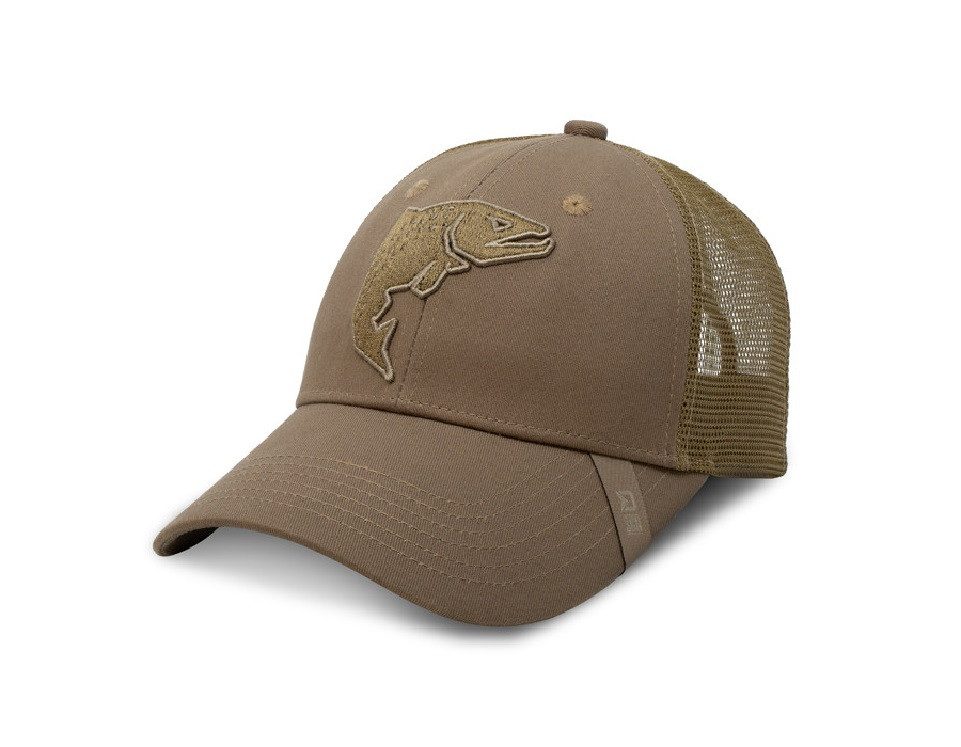 Delphin.sk Trucker Cap Kappe OutLINE TROUT Trucker UNI - Forelle - Polyester/Baumwolle (1-St) Das Netztgewebe sorgt für eine angenehme Luftzirkulation