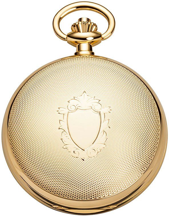 Regent Taschenuhr P773, (Set, 2-tlg., mit Kette), Herrenuhr, Handaufzug, dezentrale Sekunde
