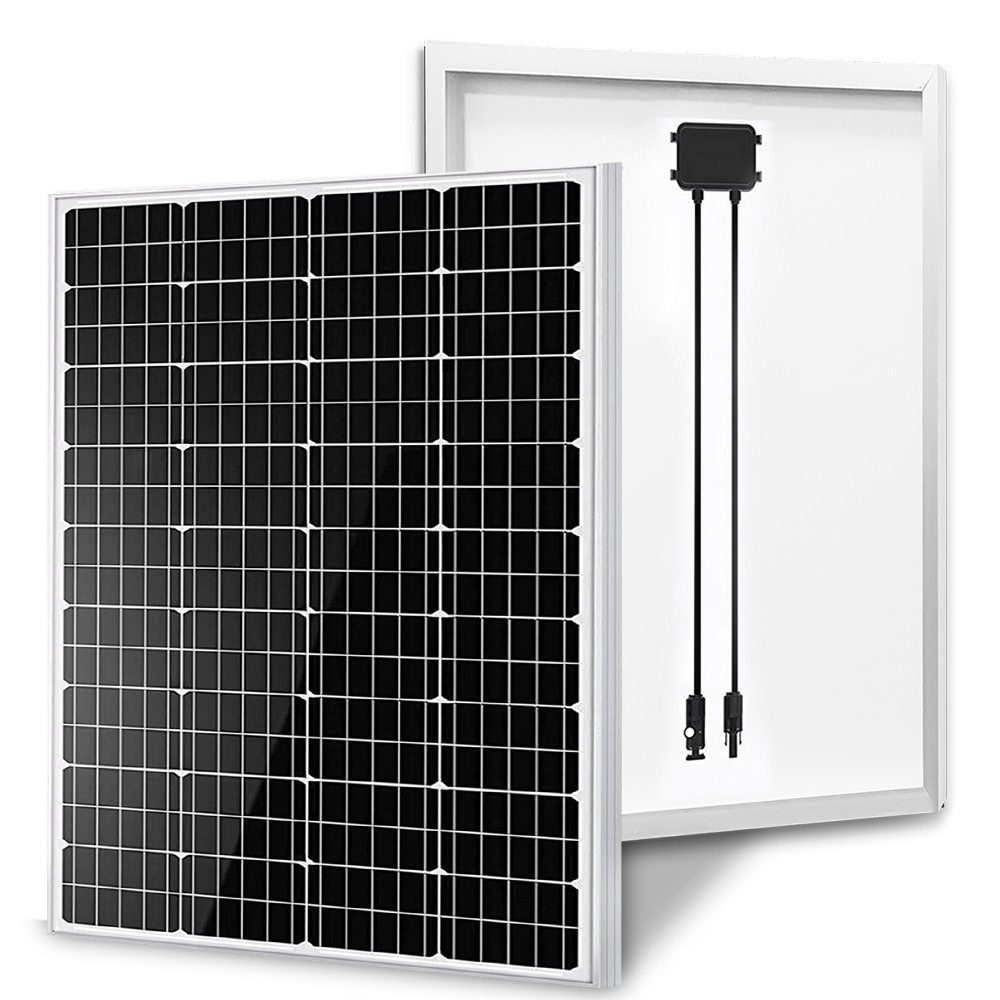 GLIESE Solarmodul Monokristallin Solarmodule für Wohnmobil Camping Notstromversorgung, 150 W, Monokristallin, (packung, 1-St., Solarpanel), 12V, Erweiterbar durch Serien- und Parallelschaltung