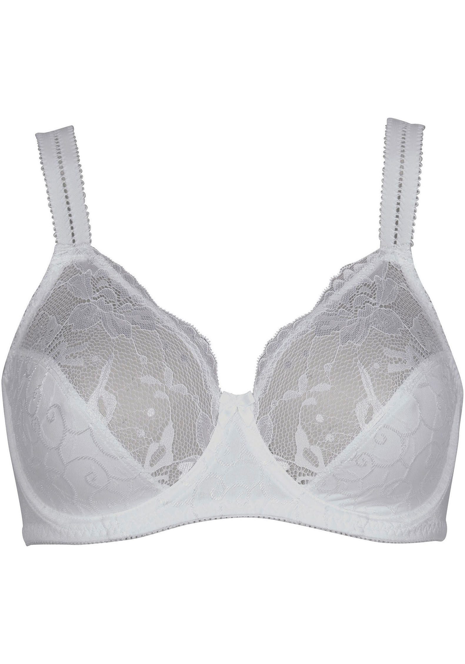 Elbrina Bügel-BH EMBROIDERY breite Träger, ohne Schale, mit Bügel, mit Spitze, feminin