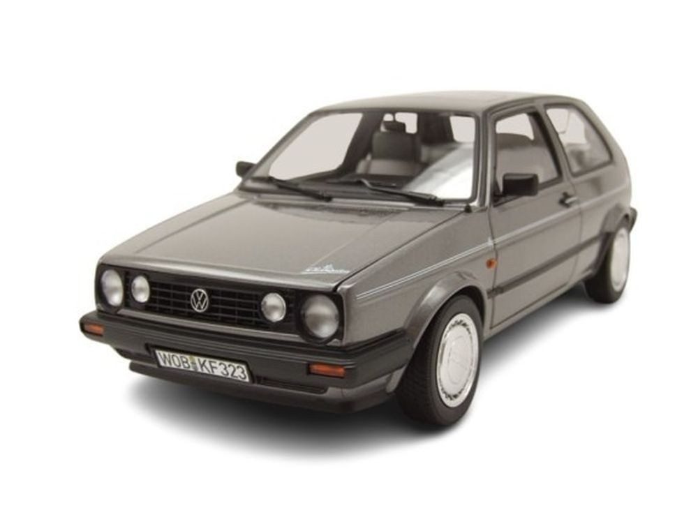 Norev Modellauto VW Golf 2 Champion 1990 grau metallic, Maßstab 1:18