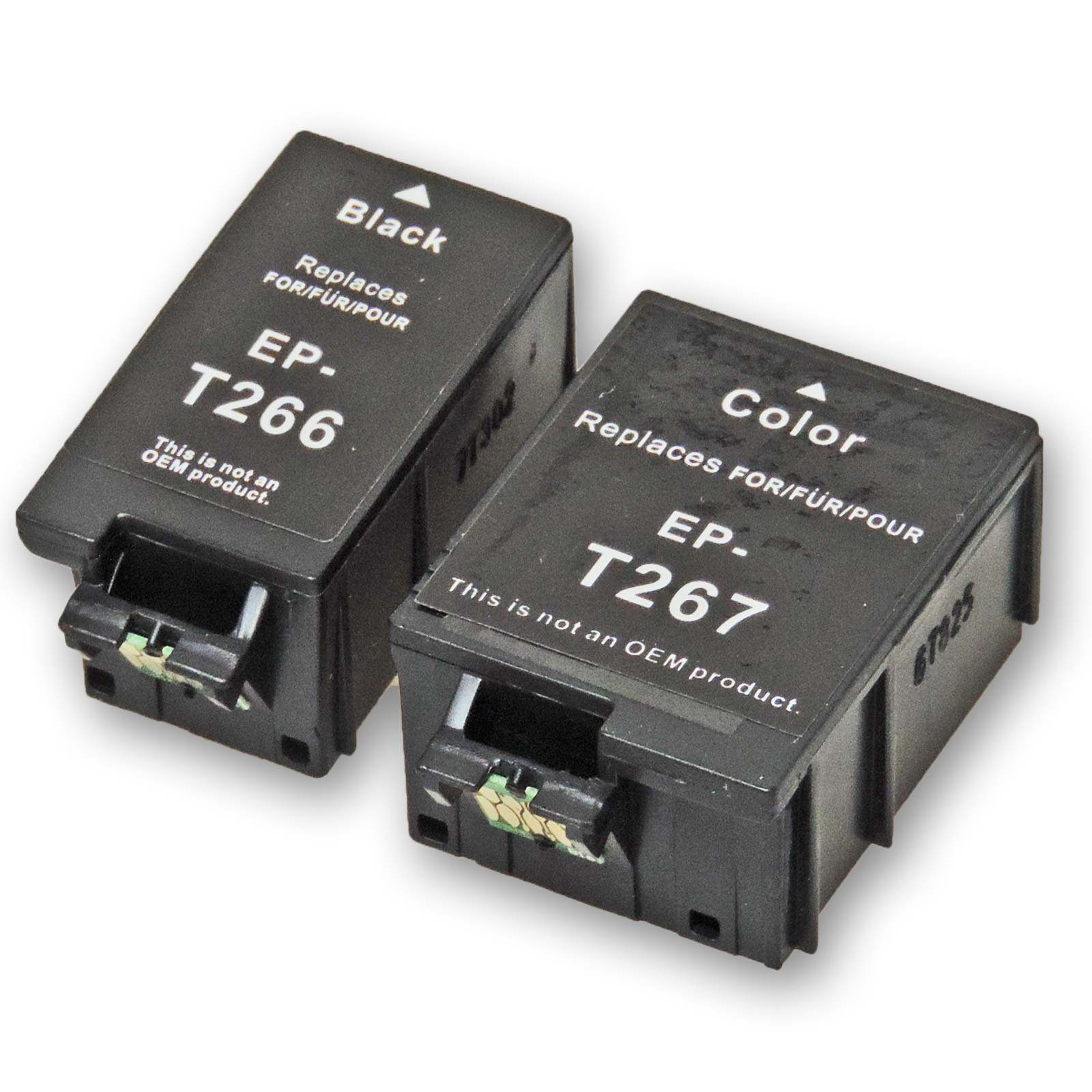 Gigao Kompatibel Epson T2661, T2670, Globus Multipack 4-Farben (Schwarz, Tintenpatrone (für Epson WorkForce WF-100 W)