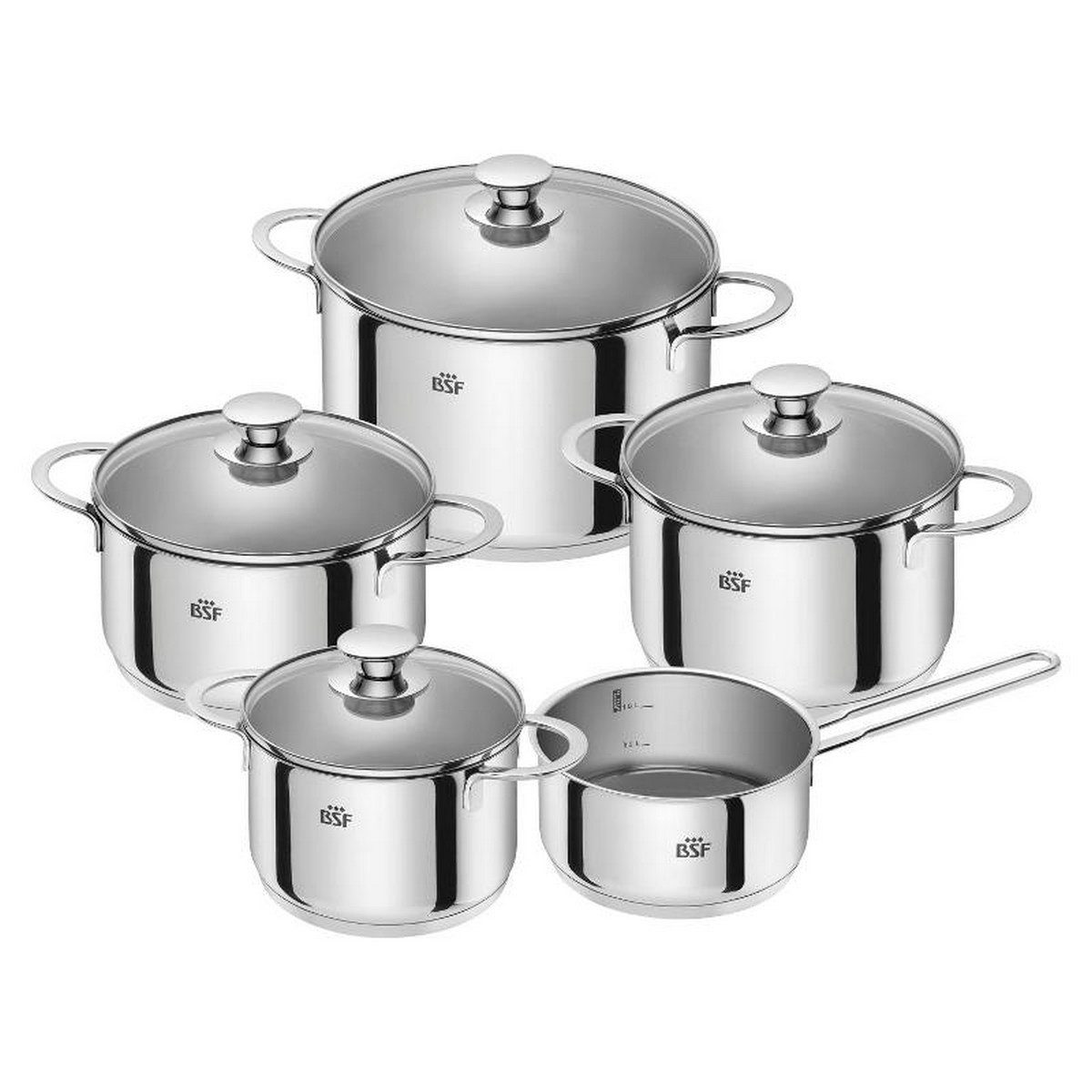 BSF Kochtopf Bordeaux, 5-tlg.