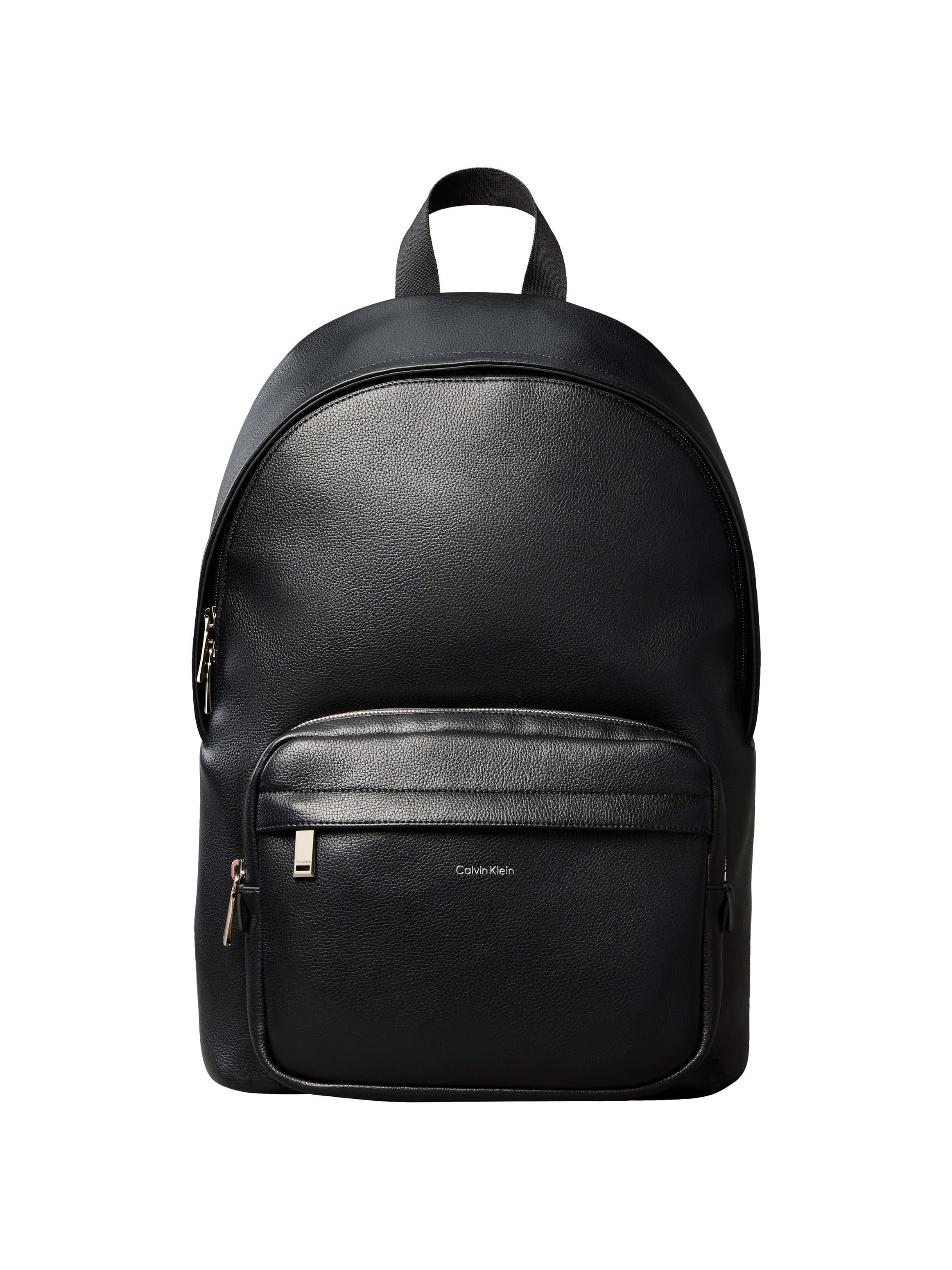 Calvin Klein Rucksack RAISED ROUND BACKPACK, Unisex Cityrucksack, Freizeitrucksack mit Reißverschluss