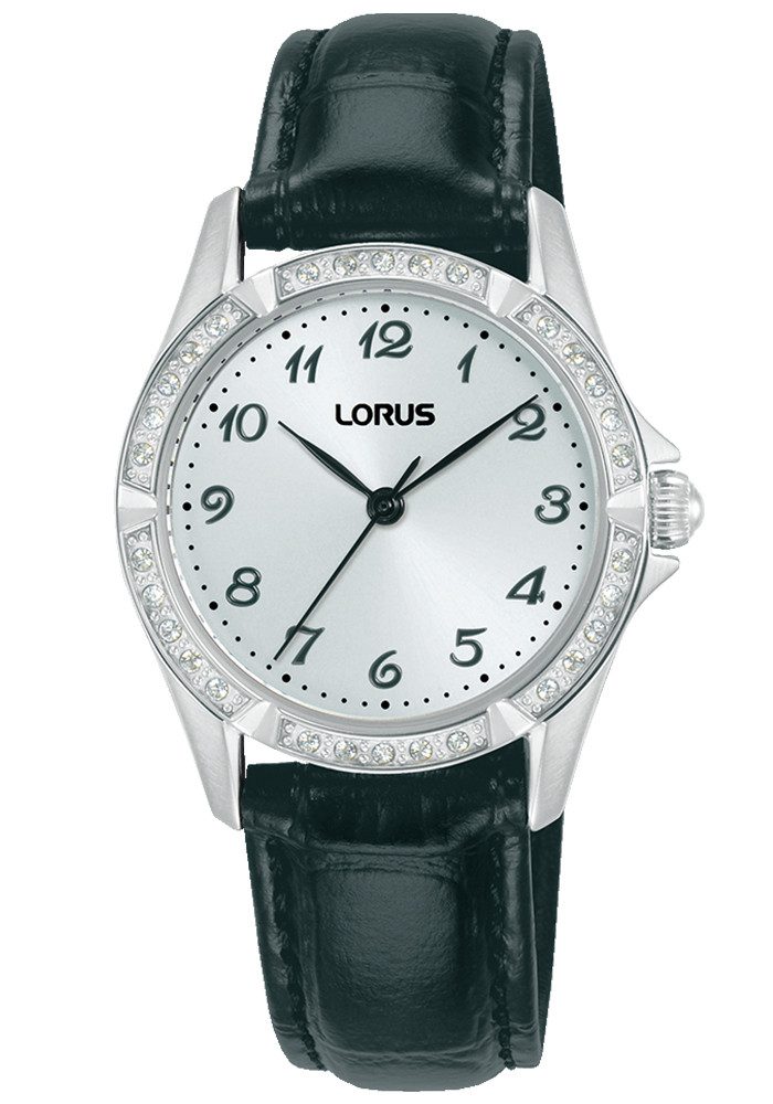 LORUS Quarzuhr Classic Quarz RG251YX9, Armbanduhr, Damenuhr, Lederarmband, analog