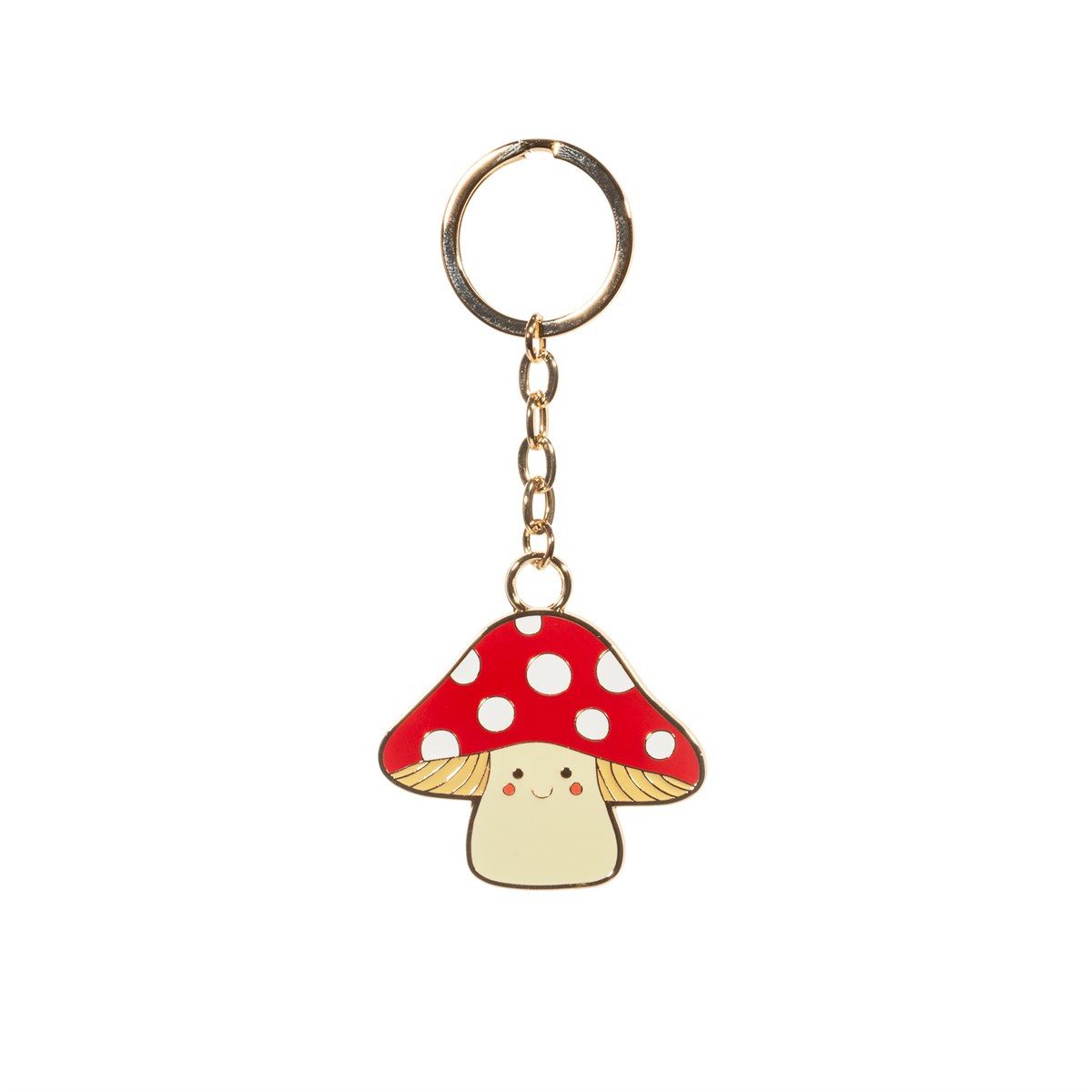 Sass & Belle Брелки Mushroom (Emaille, 1-tlg., ca. 4 x 5 cm (Pilz), ca. 10 cm lang