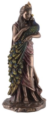 Vogler direct Gmbh Dekofigur Hera - Griechische Göttin der Frauen und der Ehe, by Veronese, von Hand bronziert/coloriert, aus Kunststein, LxBxH ca. 7x6x16cm