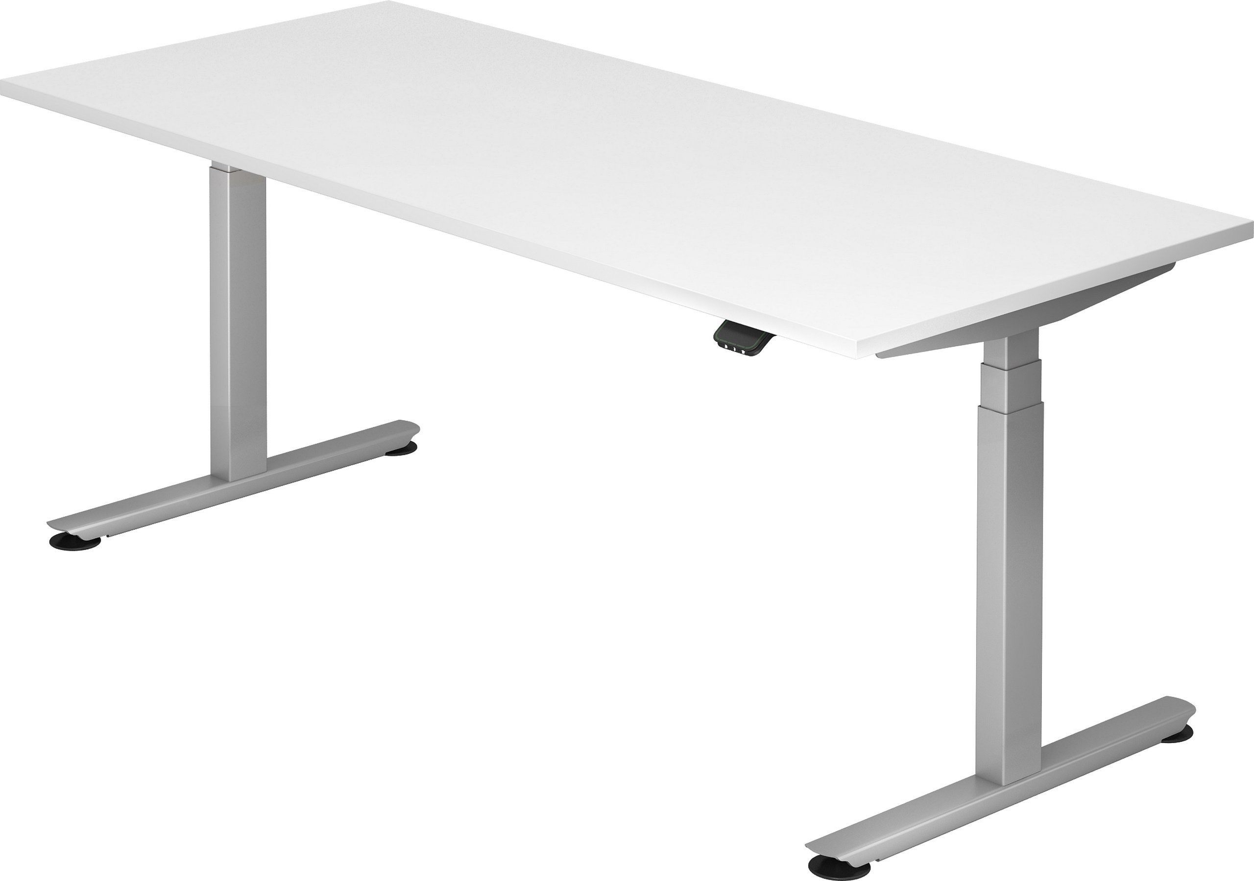 bümö & elektrisch Schreibtisch - XDLB, 180 Rechteck: Dekor: 80 Bluetooth Weiß Schreibtisch x App cm