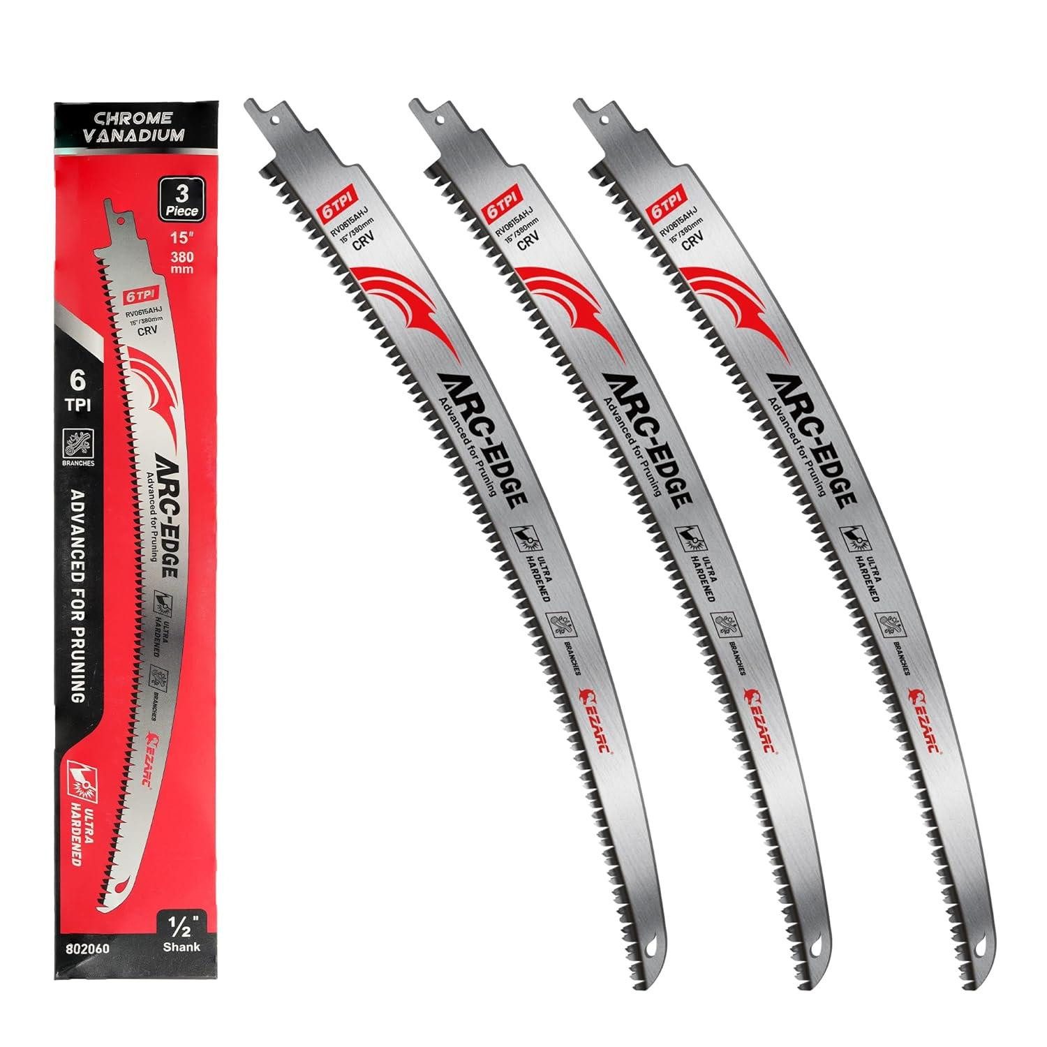 LuxusKollektion Multitool Сабельные пилы mit japanischen Zähnen, Bogenkante 380mm, 6 TPI, für