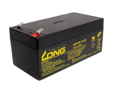 Kung Long 12V 3,3Ah ersetzt RT1232 AGM Batterie wartungsfrei Bleiakkus, universell einsetzbar