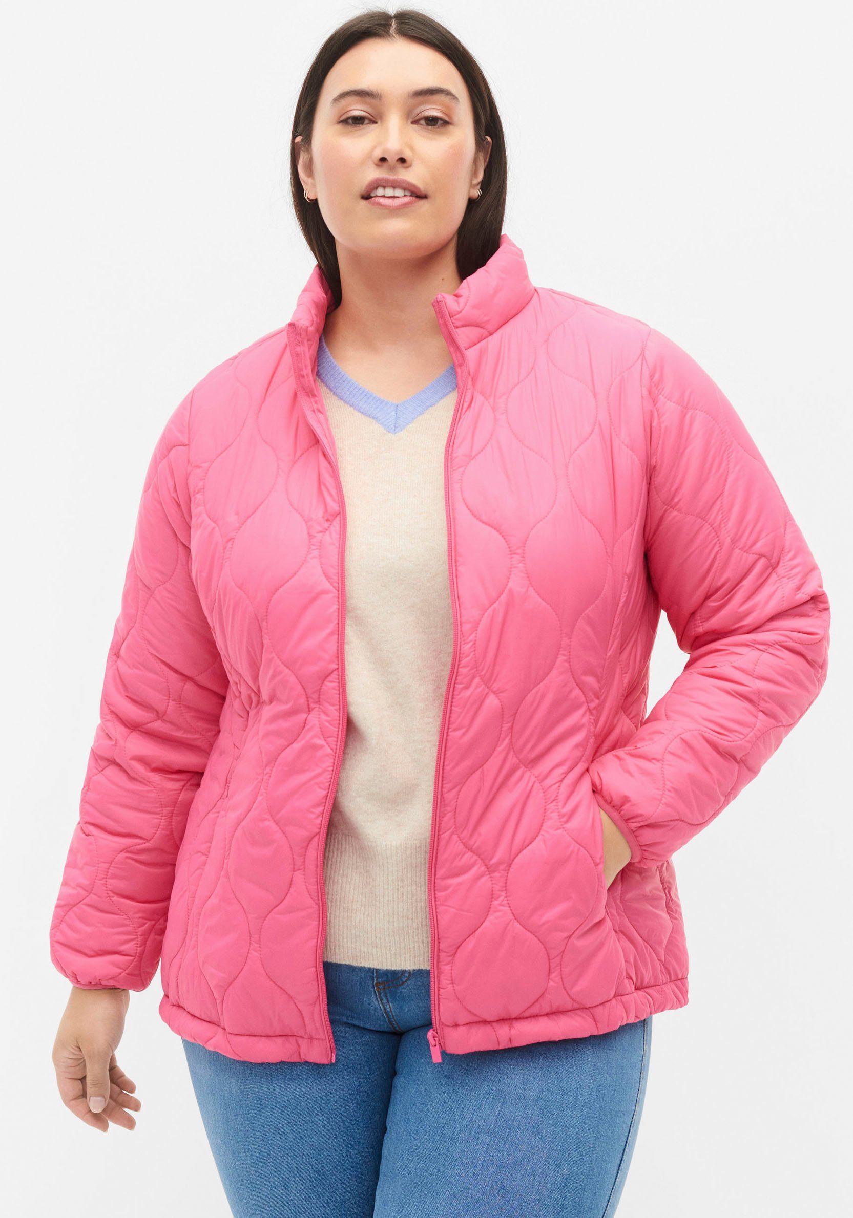 Zizzi JACKET hot pink Zizzi Steppjacke