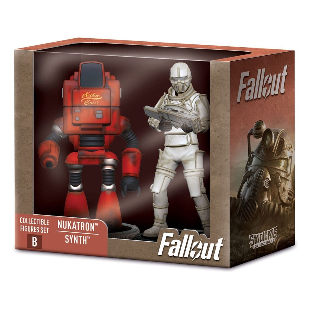 Syndicate Collectibles Merchandise-Figur Fallout Minifiguren 2er-Pack Set B Nukatron & Synth 7 cm
