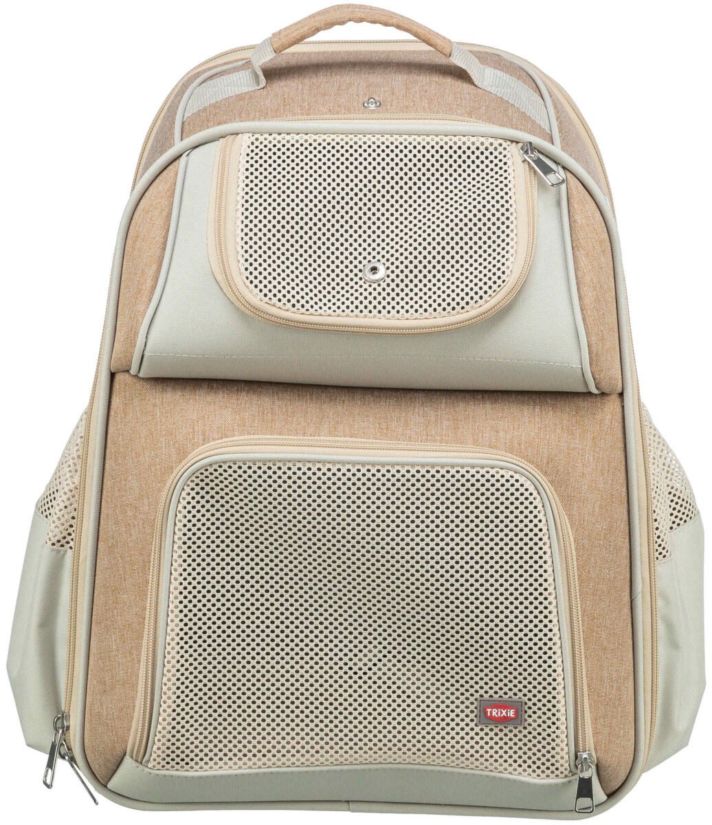 TRIXIE Tiertransporttasche Rucksack Willow - beige/braun - 38 × 25 × 45 cm
