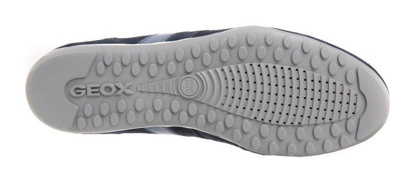 Geox U WELLS C Sneaker Casual Schuh, Schnürschuh mit Logoverzierung