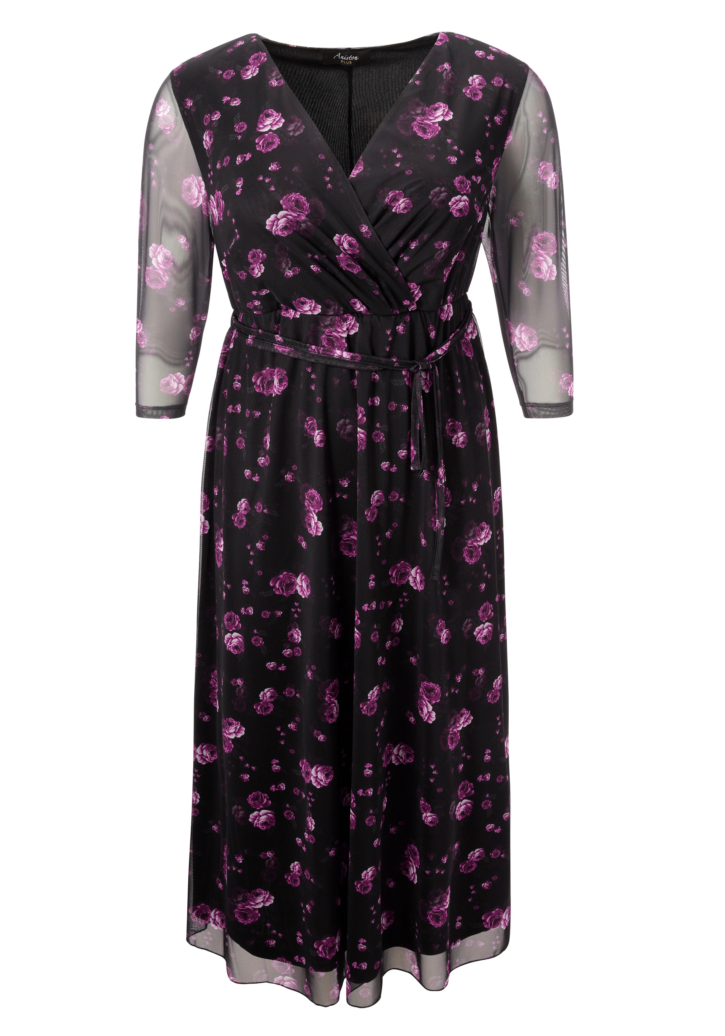 Aniston PLUS Midikleid In Mesh Qualität - NEUE KOLLEKTION