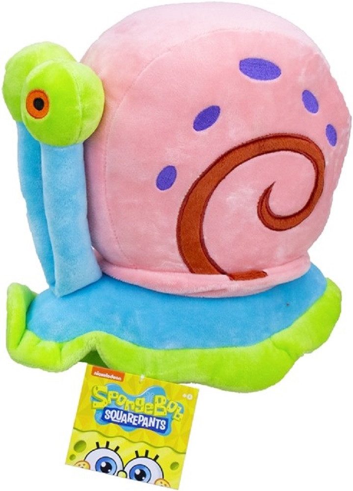 Nickelodeon Kuscheltier Gary Schnecke Kuscheltier 26 cm – SpongeBob Plüschtier Figur (Set, 1-St., Geschenk-Set), Gary Schnecke Kuscheltier 33 cm – süßes SpongeBob Plüschtier