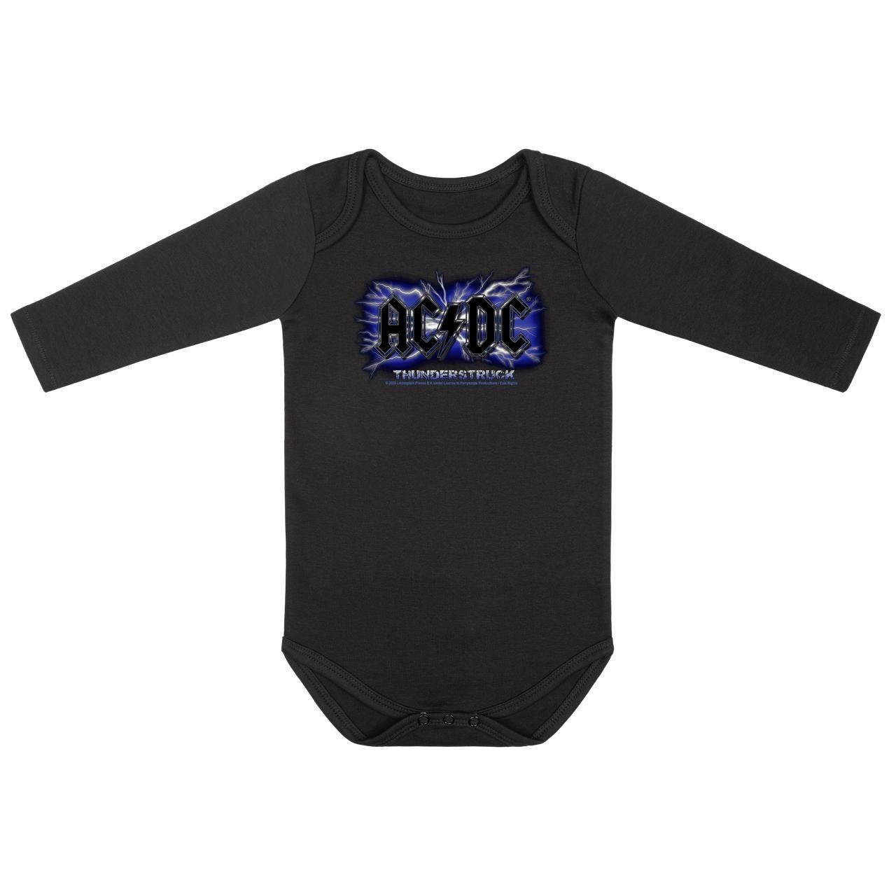 Langarmbody mit AC/DC (Thunderstruck) Aufdruck für Babys (0–24 M)