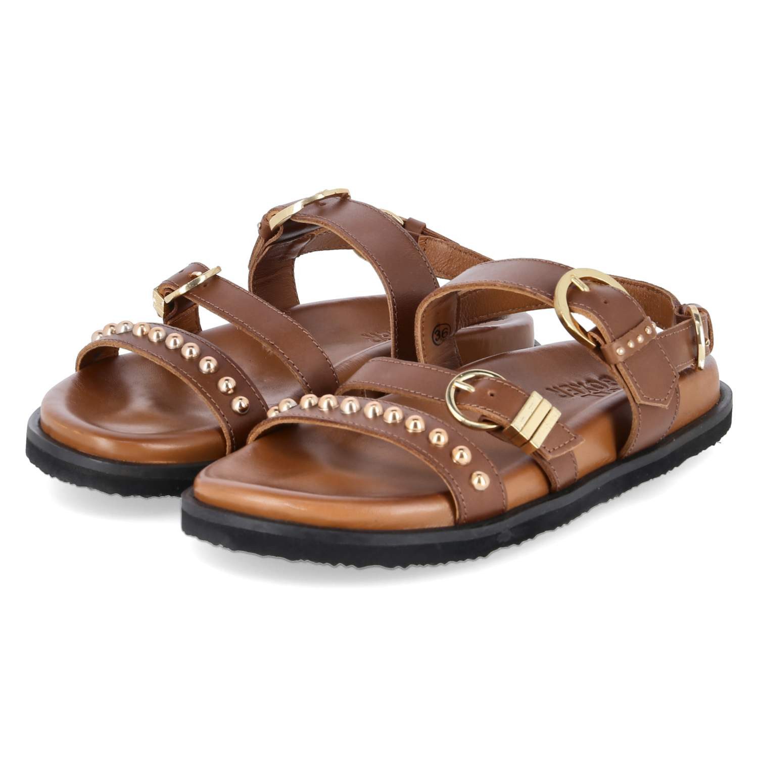 Bullboxer Bullboxer 6RF0110801 3300 Damen Leder brown Sandalette