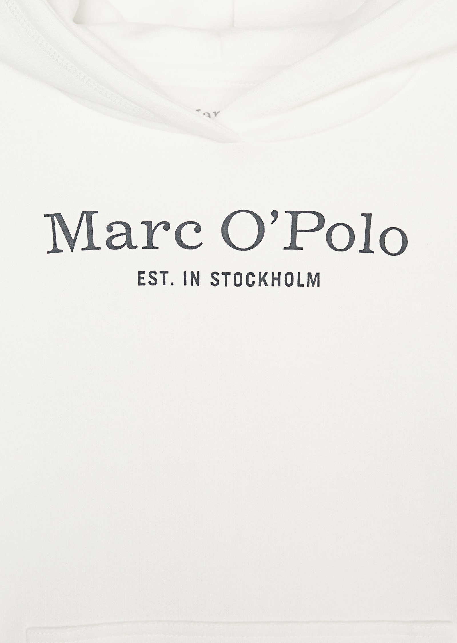 Marc O'Polo Sweatshirt aus weiß Bio-Baumwolle reiner