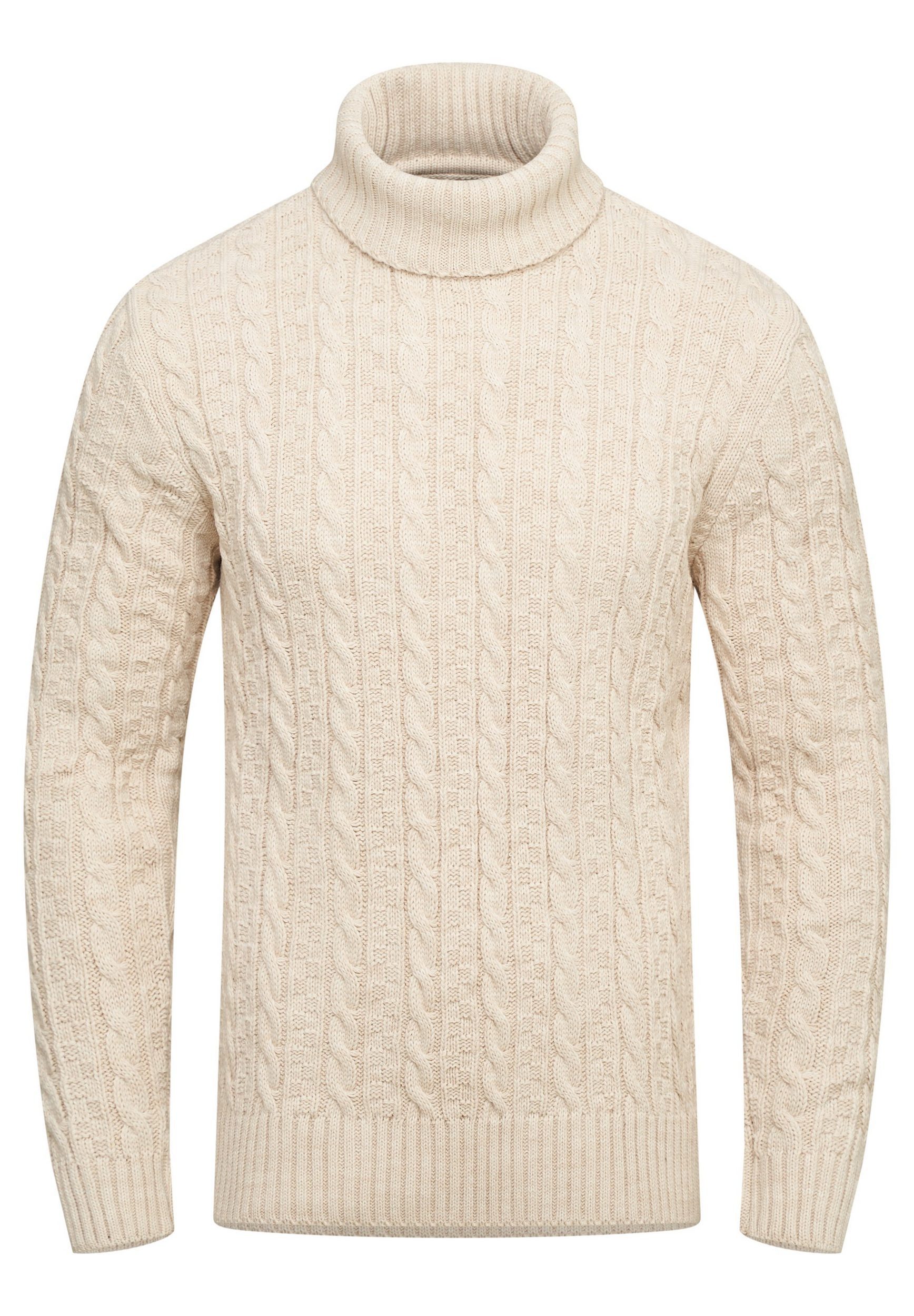 CARISMA Rollkragenpullover CRMUS Grobstrick Zopf-Muster günstig online kaufen