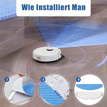 Zubehör-Set Waschbares Reinigungstuch, Gontence, (1-tlg), Ecovacs Deebot T9, T9+ und T9 AIVI