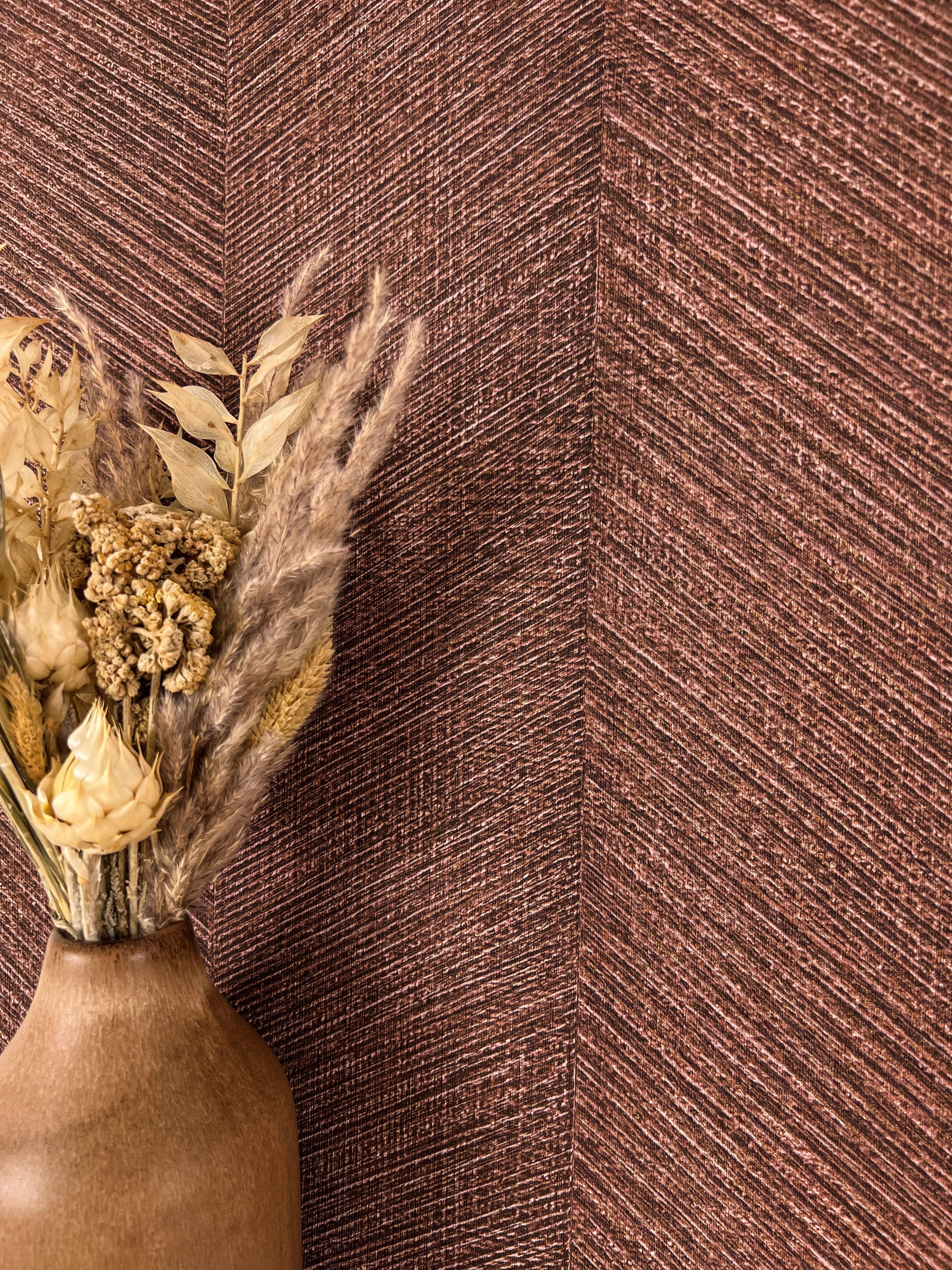 Newroom Vliestapete, Braun Tapete Streifen Streifen - Mustertapete Streifen günstig online kaufen