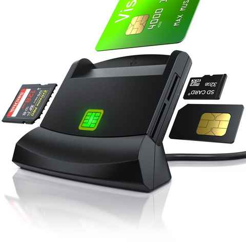 CSL Speicherkartenleser, Chipkartenleser, SmartCard Reader, Cardreader, SIM Cards, SD, Micro SD