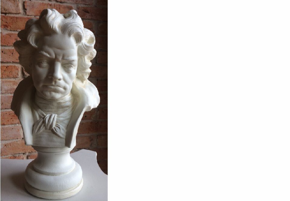 JVmoebel Skulptur Design Beethoven Decoration Skulptur Büste 2017 Figuren Statue