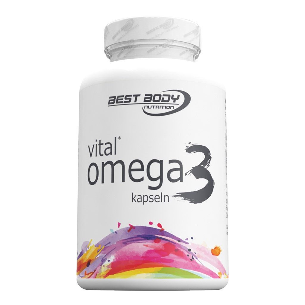Best Body Nutrition Vital Omega 3 Kapseln - 120 Stück/Dose Kapsel, 86.8 g