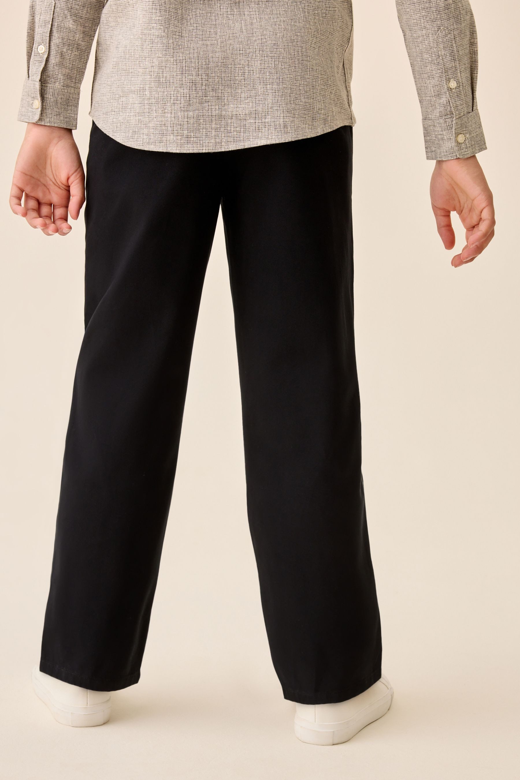 Next Palazzohose Chinohose mit weitem Bein (1-tlg) – Bild 2 von 5