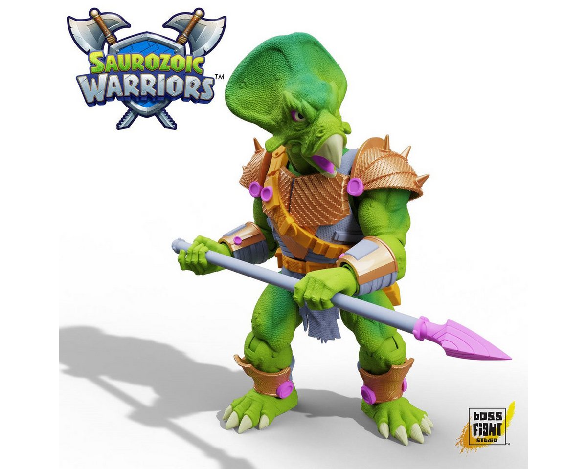 Boss Fight Studio Actionfigur SAUROZOIC WARRIORS CERATOPSIAN GUARD 1/12 SCALE ACTIONFIGUR