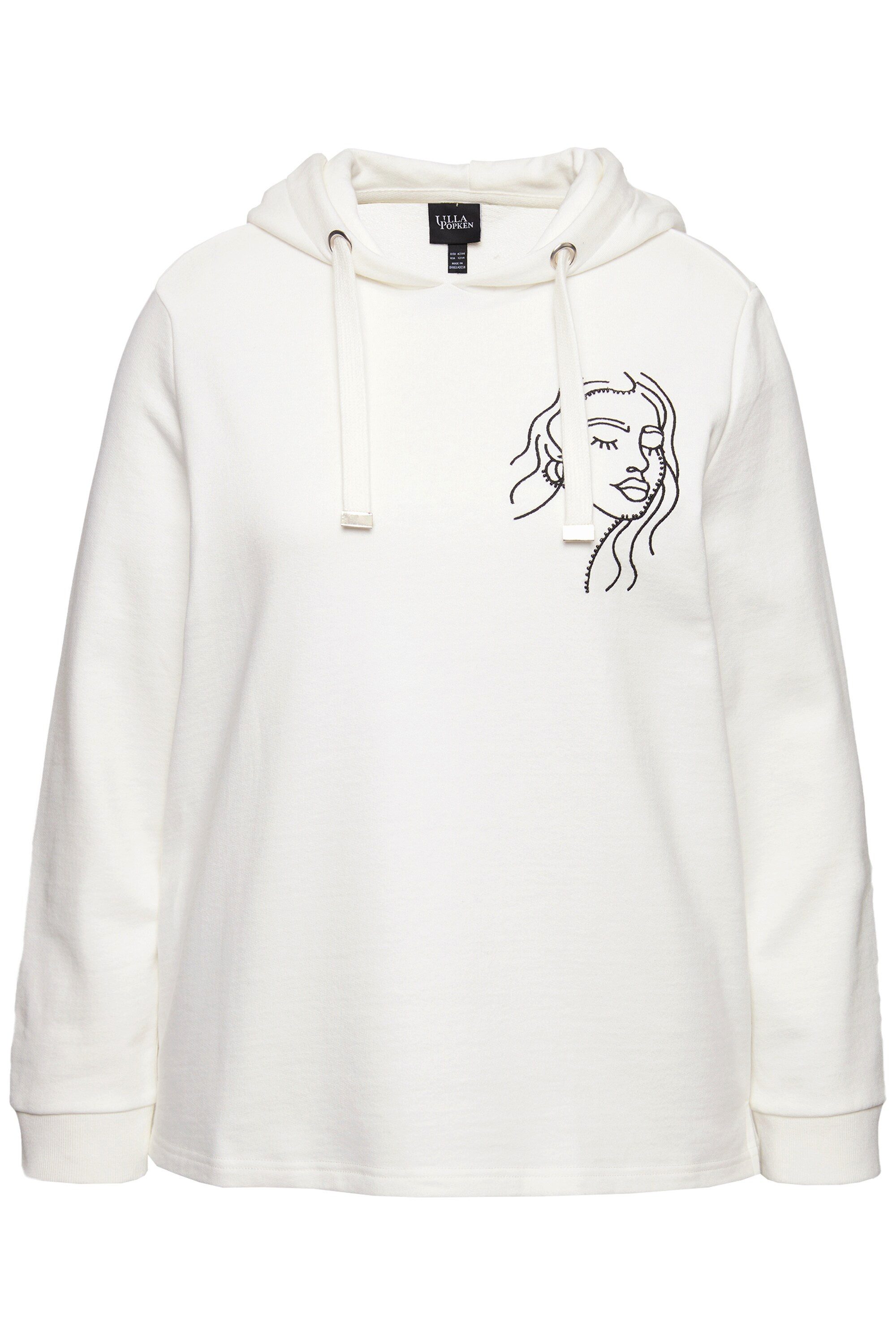Ulla Popken Hoodie Hoodie Gesicht Classic günstig online kaufen