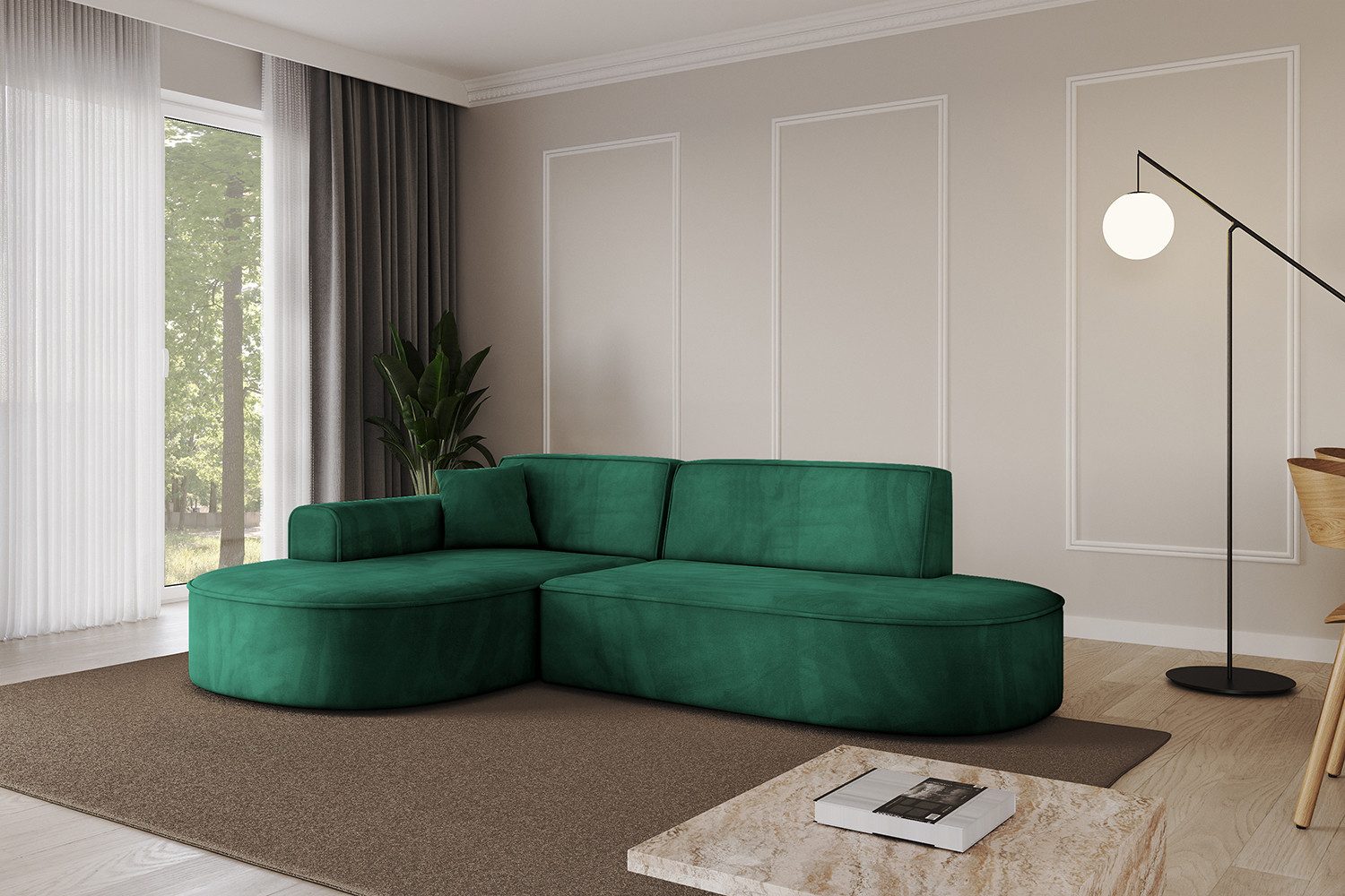 ALTDECOR Ecksofa MARI-L1, Sofa Praktische Bequeme Funktionsecke Couch L-Form Eckcouch, Corner Sofa L-Form Vielseitige Sofa Wohnlandschaft Wohnzimmer