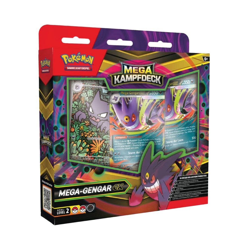 The Pokémon Company Sammelkarte Pokemon Mega Gengar ex Mega Themen Deck Deutsch