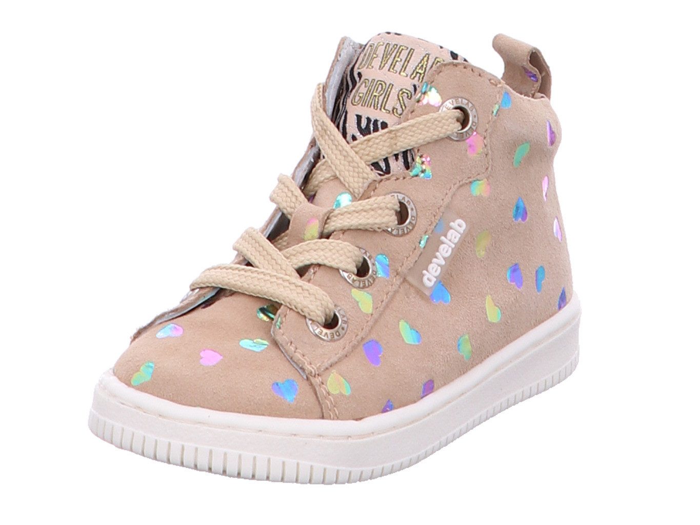develab Girls Firststep Mid Cut Laces Lauflernschuh