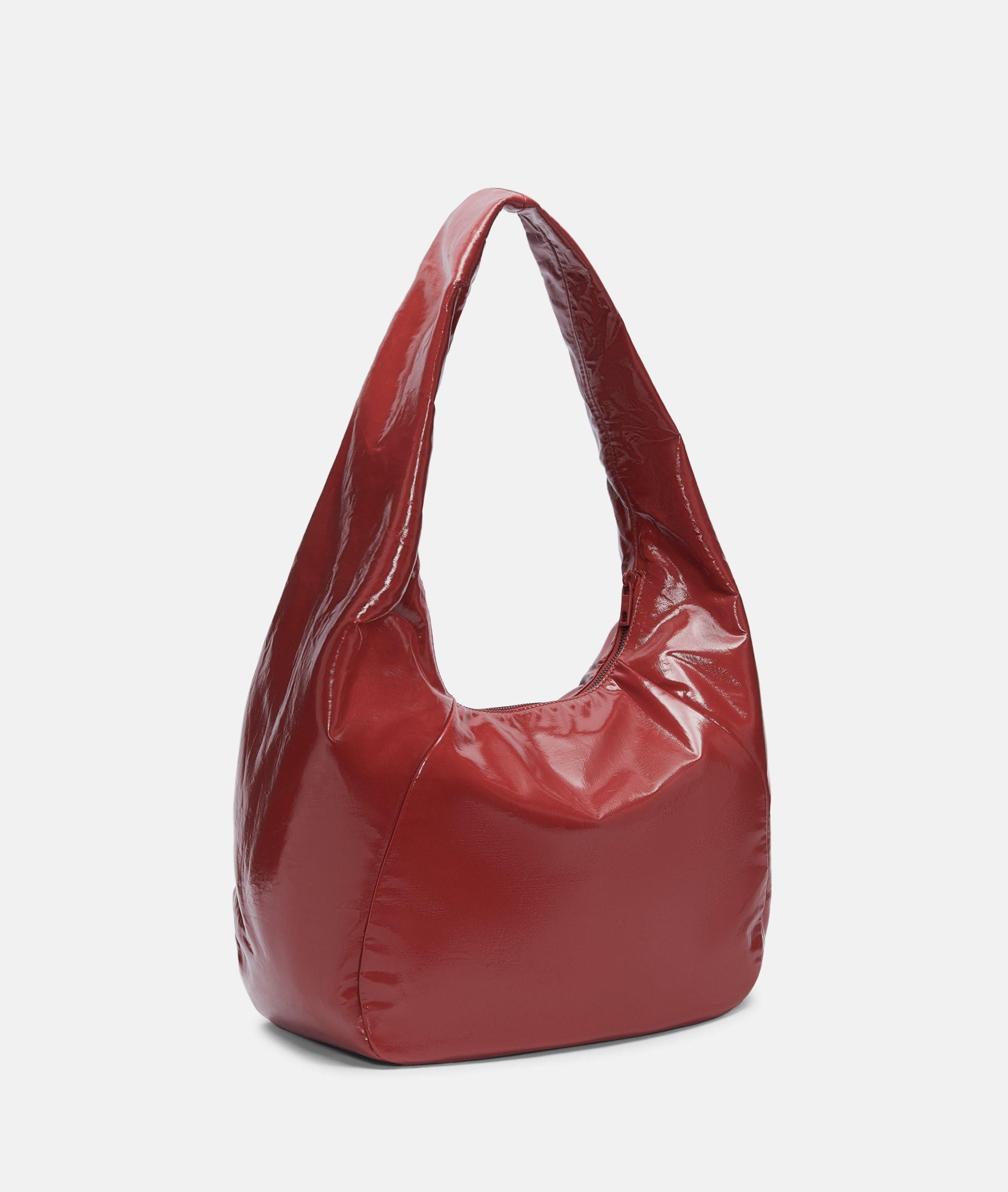 Liebeskind Berlin Schultertasche Hobo, Geräumige Hobo aus folierter Baumwolle
