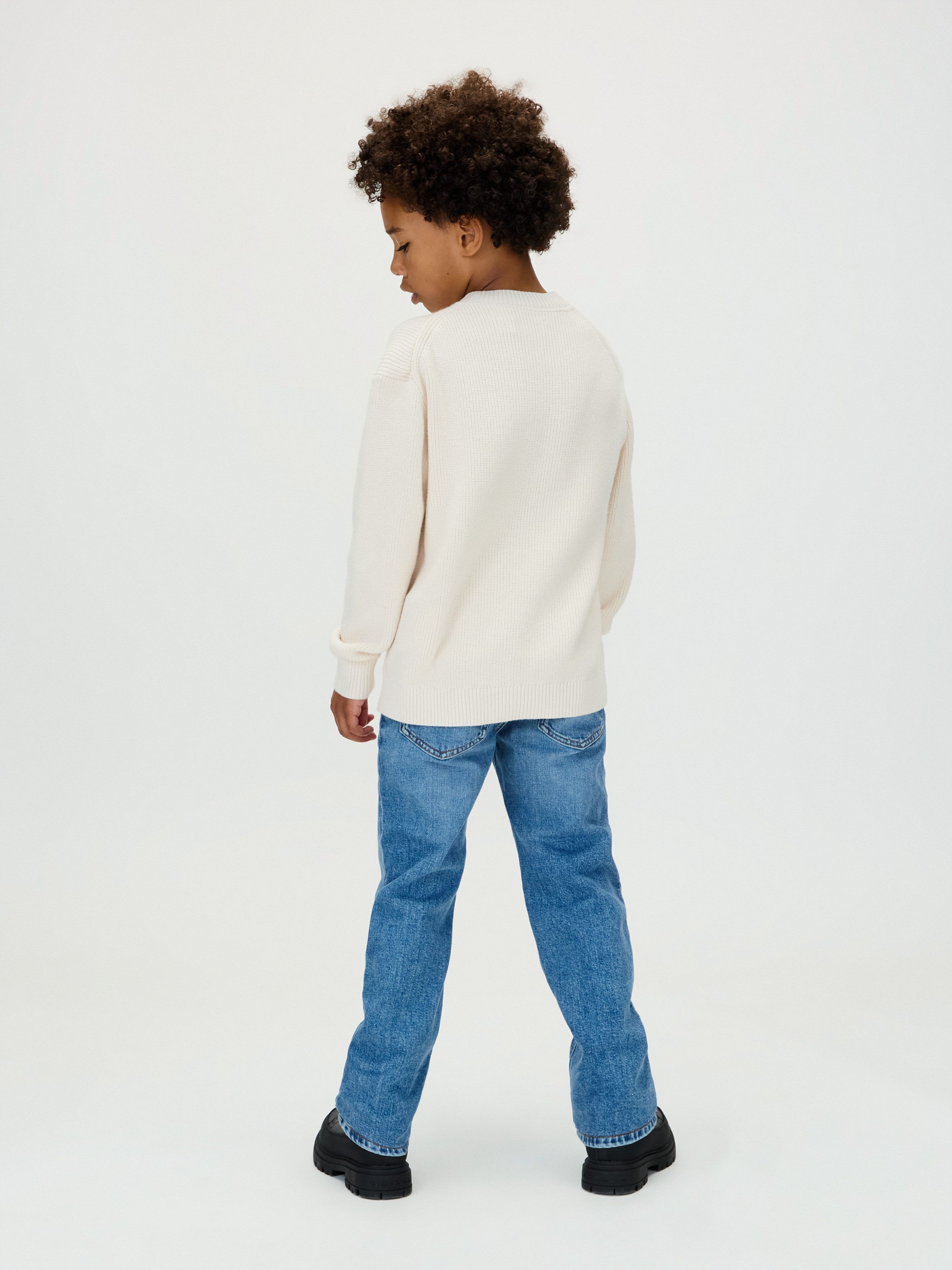 Calvin Klein Jeans Straight-Jeans STRAIGHT für Kinder bis 16 Jahre, used-Look