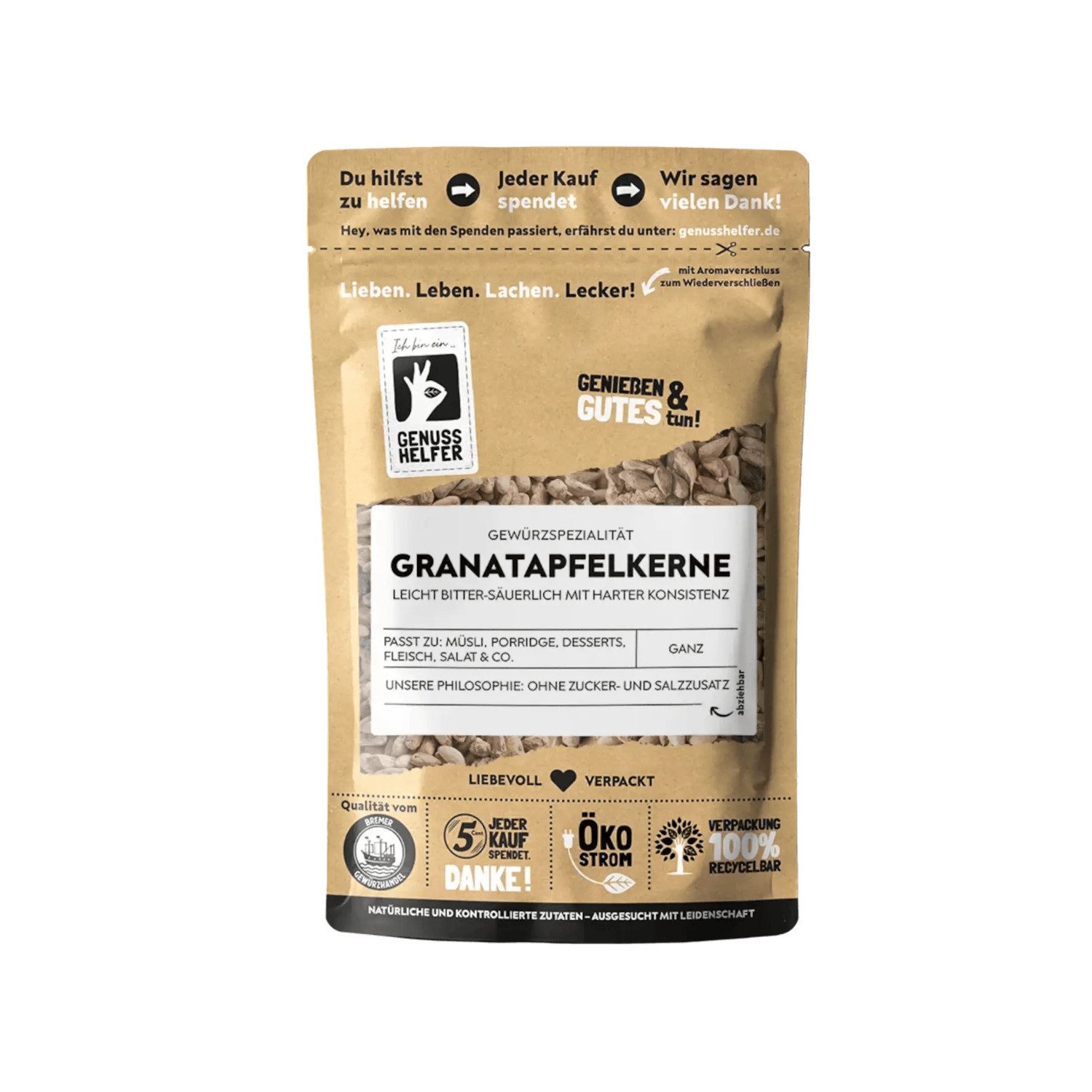 Bremer Gewürzhandel Gewürz Granatapfelkerne, ganz, 65 g